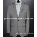 Spring/Autumn Mens Grey Fashion Cotton Suit Jackets